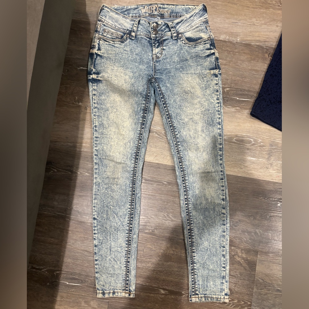 Wallflower Acid Wash Jeans